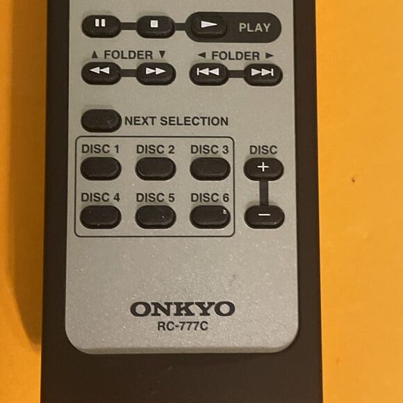 OEM Onkyo RC-777C Remote Control for 6-Disc CD Compact Disc Changer DX-C390 - Picture 3 of 4